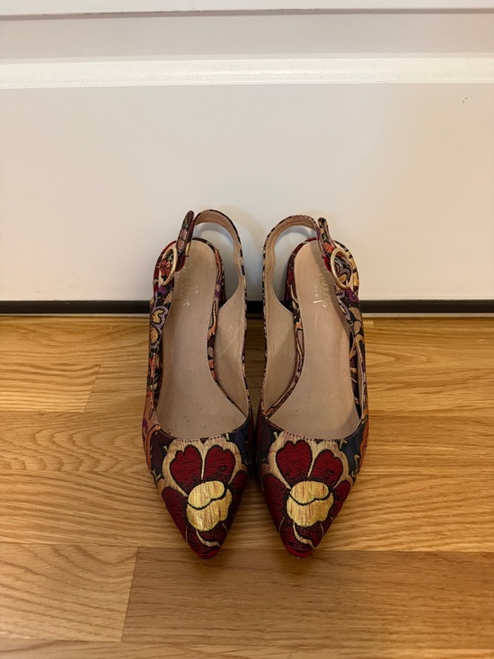 Shellys London Shoes - Shelly’s London Floral Slingback